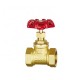 female thread inline one way DN15-DN20 pressure 1.6Mpa brass Light duty  stop valve 2 inch for home