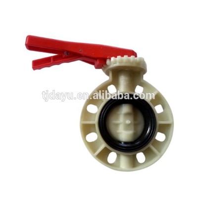 durable quality factory price PP polypropylene butterfly valve drawing