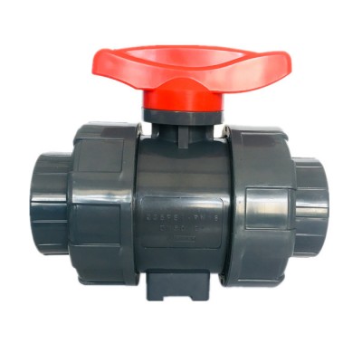 factory low cost fast delivery 1/2"to 4" PN16 PVC true union ball valve